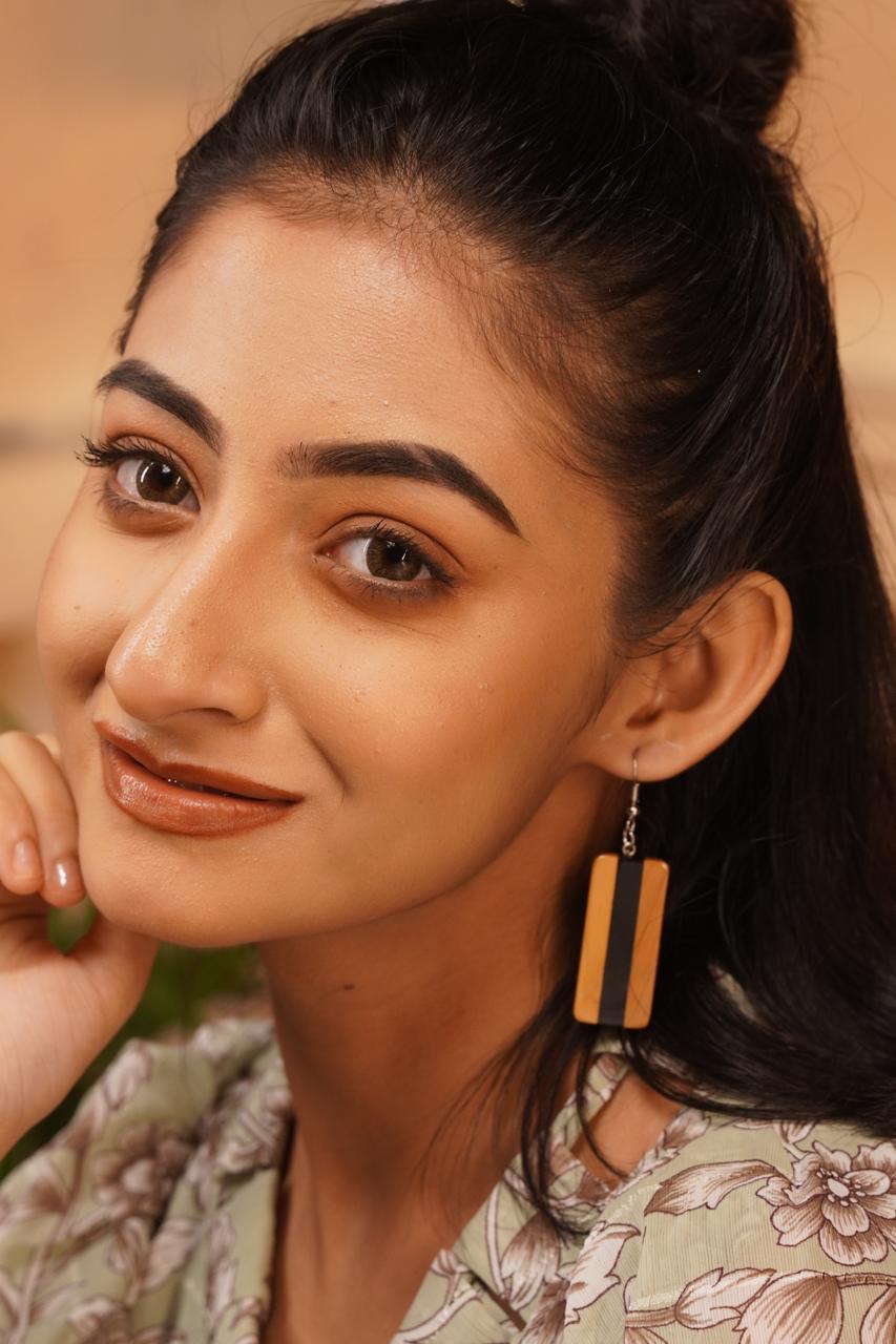 Rukmini Wooden Earrings