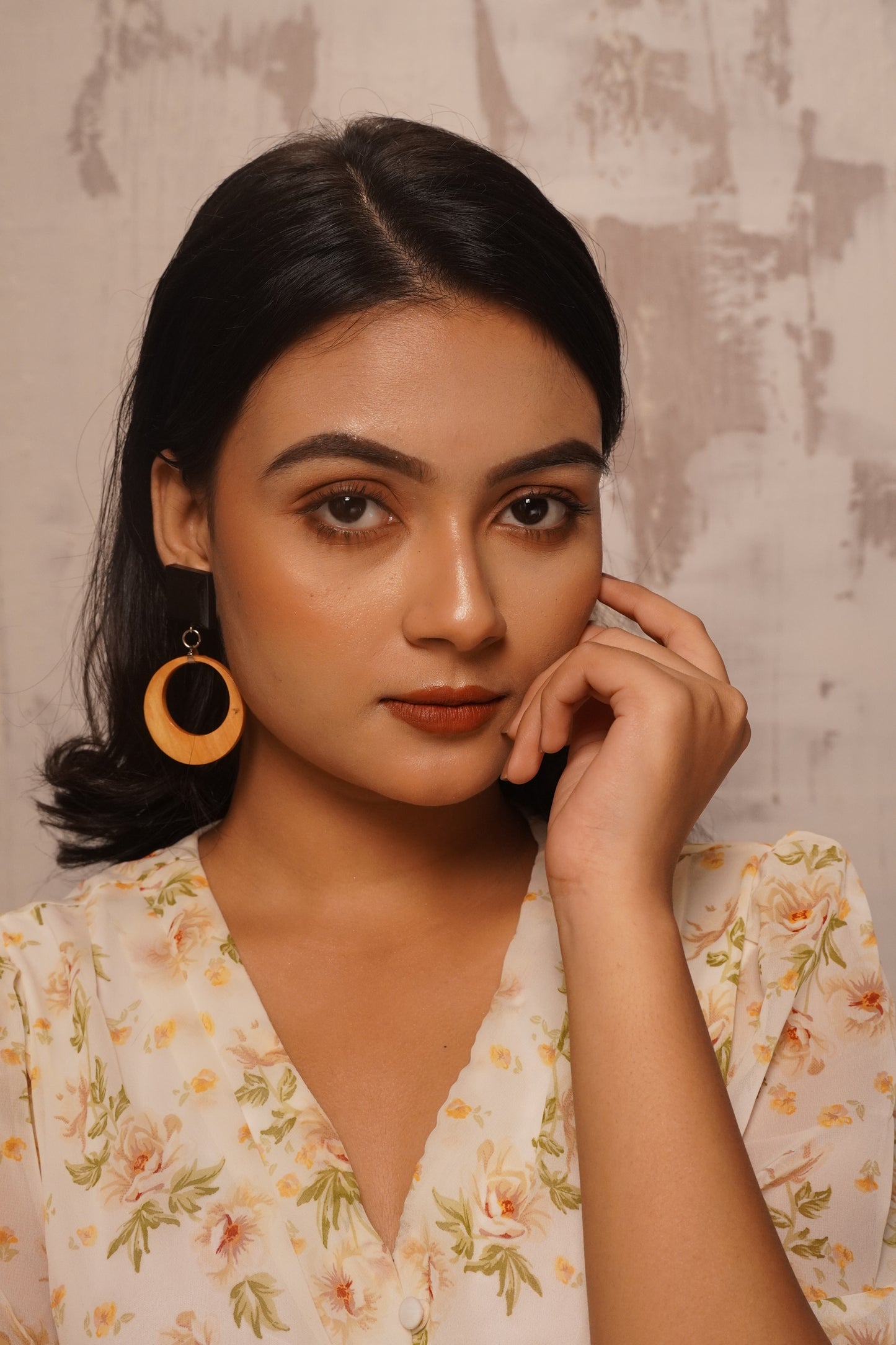 Vritika Wooden Earrings