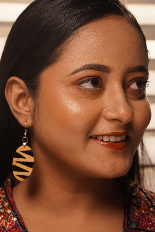 Queta Wooden Earrings