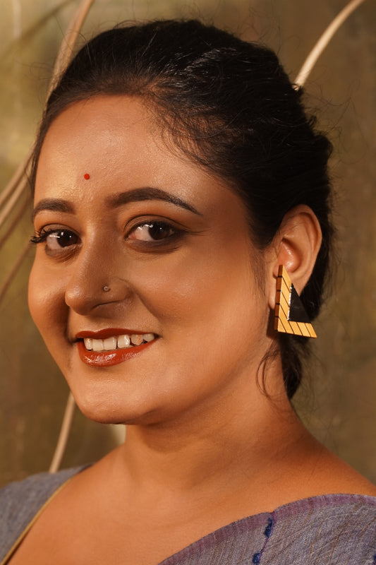 Ishika Wooden Earrings