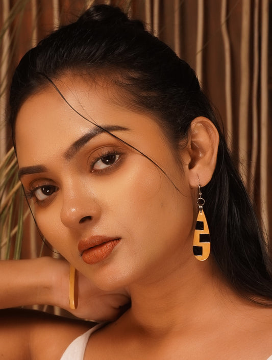 Devika Wooden Earrings