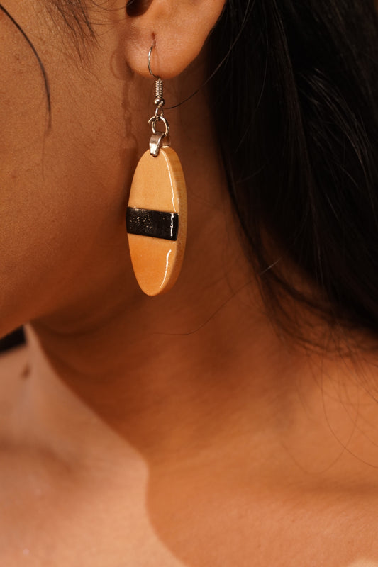 Pakhi Wooden Earrings