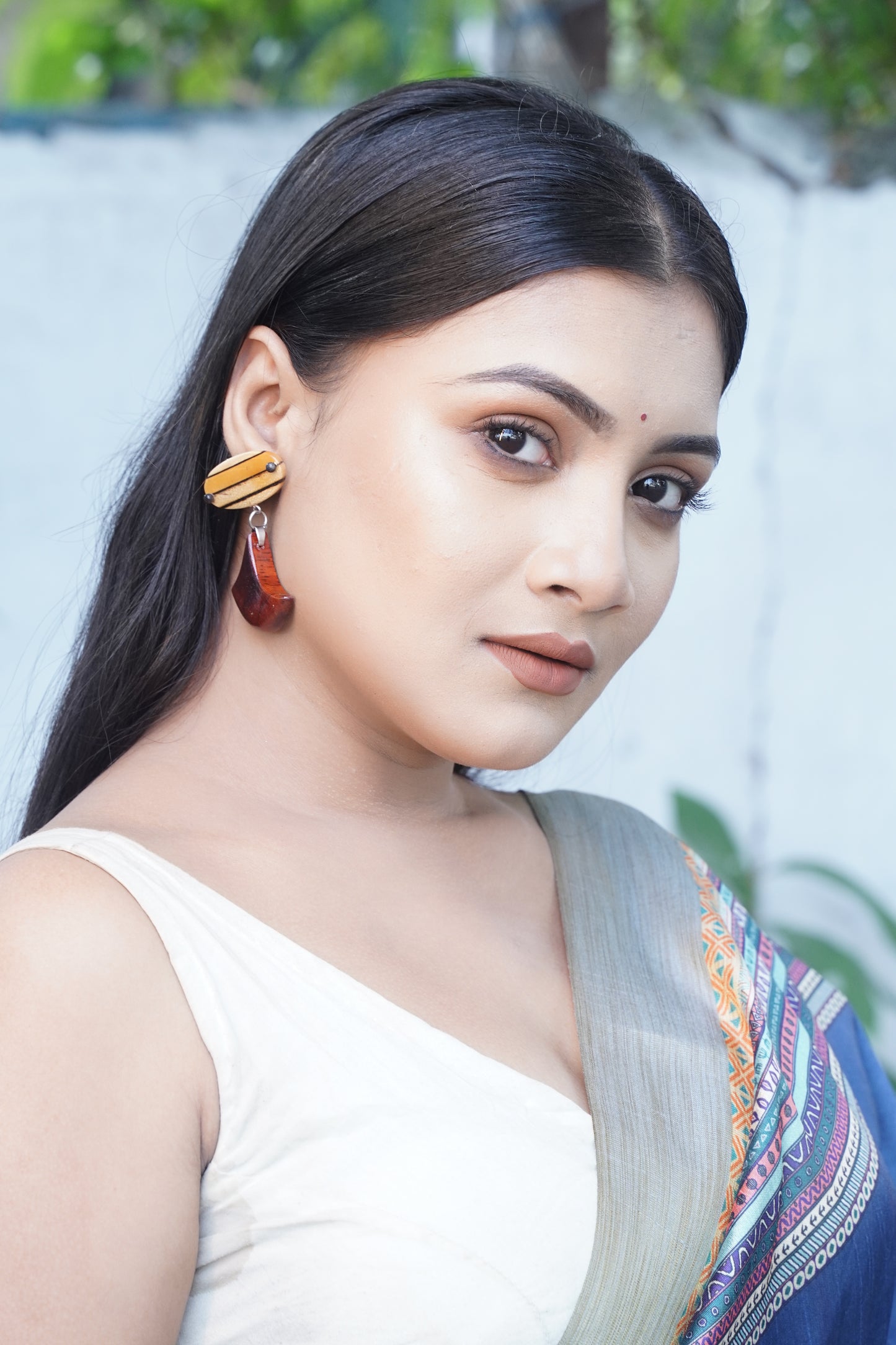 Ananya Wooden Earrings