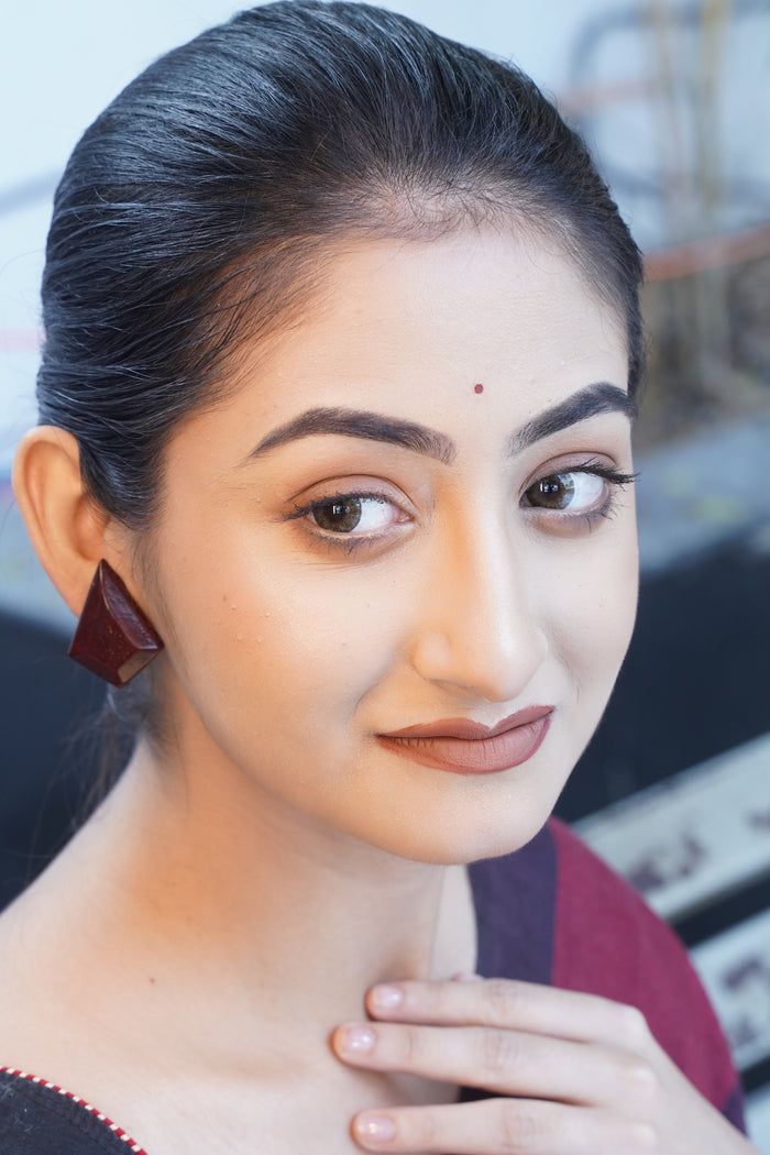 Arohi Wooden Earrings - Chandrakalakriti