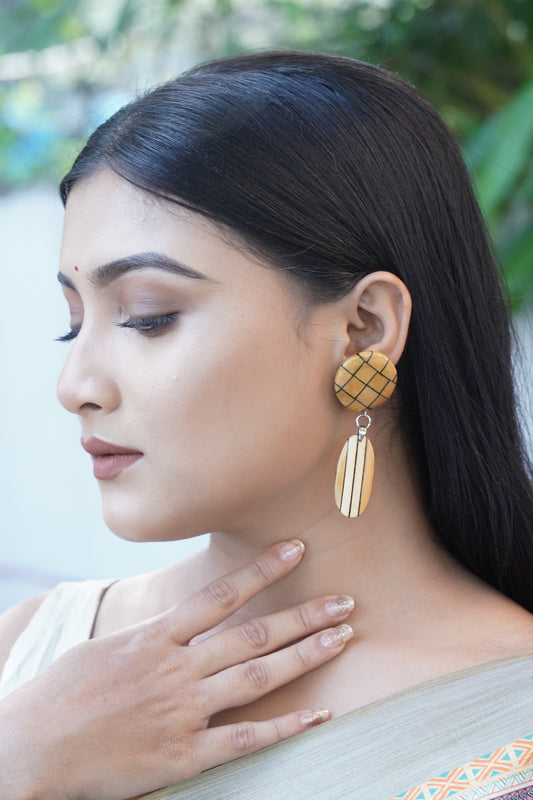 Kavita Wooden Earrings