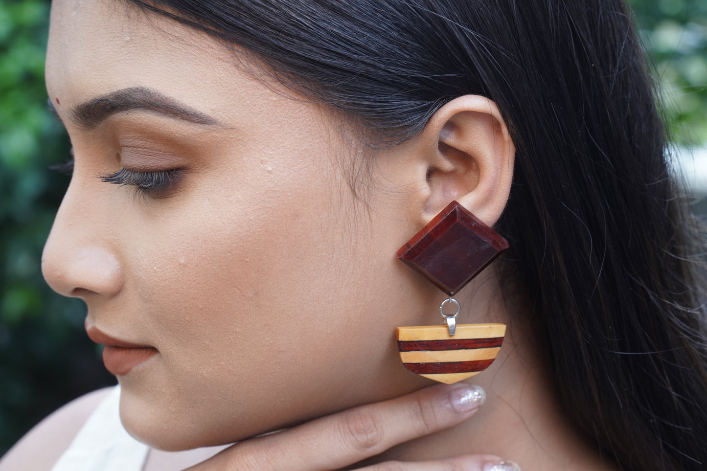 Kala Wooden Earrings