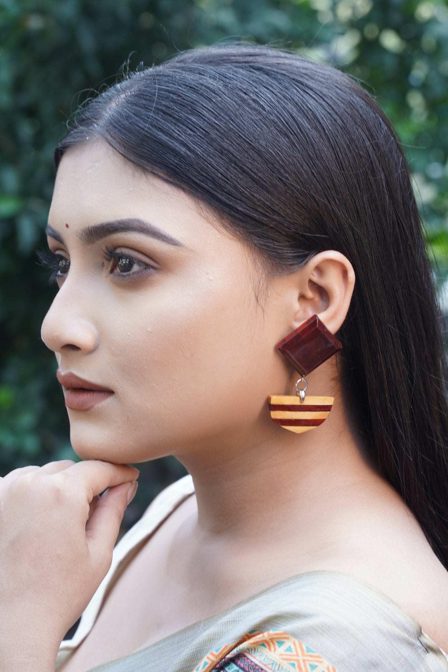 Kala Wooden Earrings