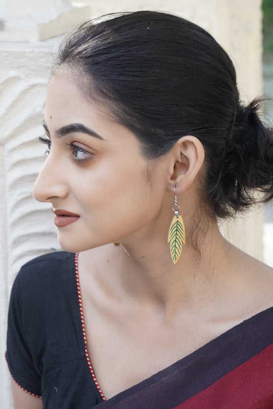 Taruni Wooden Earrings