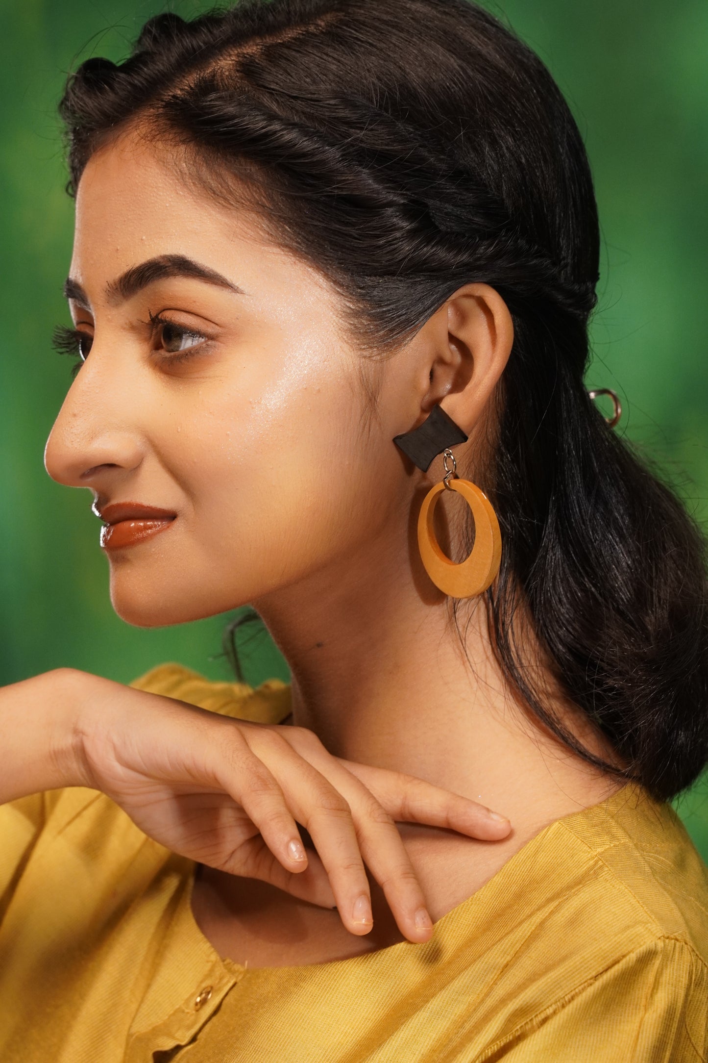 Suhana Wooden Earrings