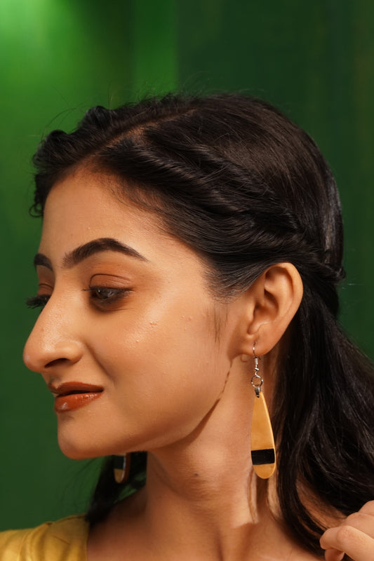 Kumkuma Wooden Earrings
