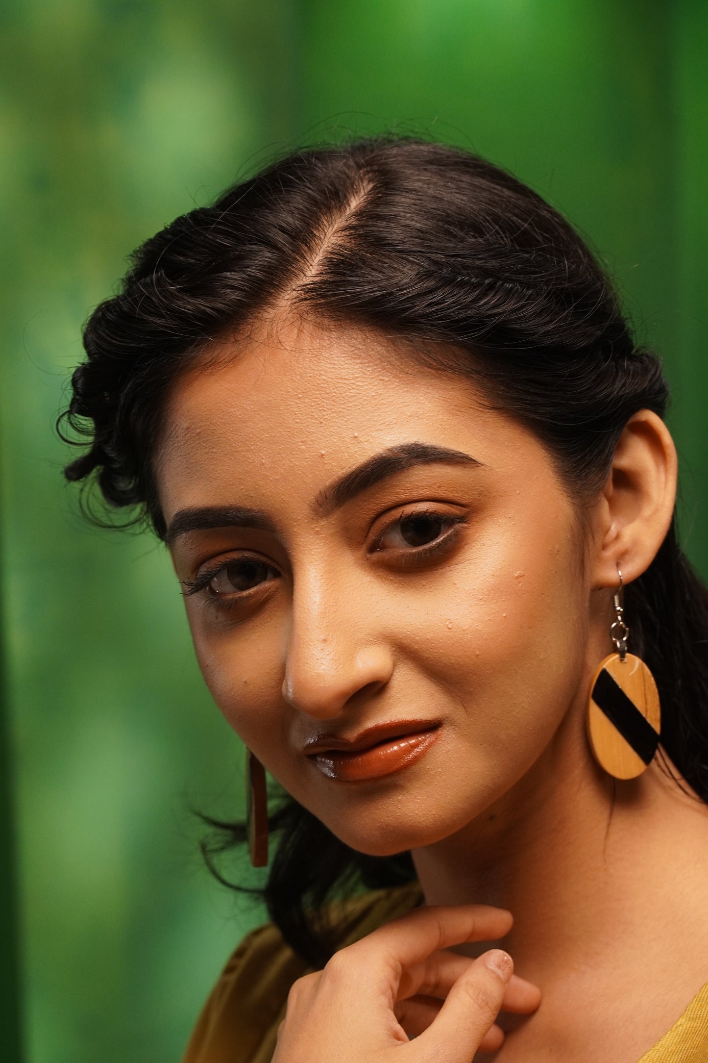 Arundhati Wooden Earrings