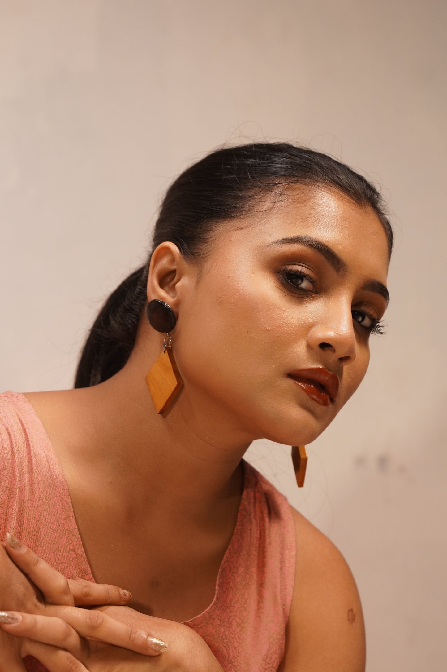 Tara Wooden Earrings