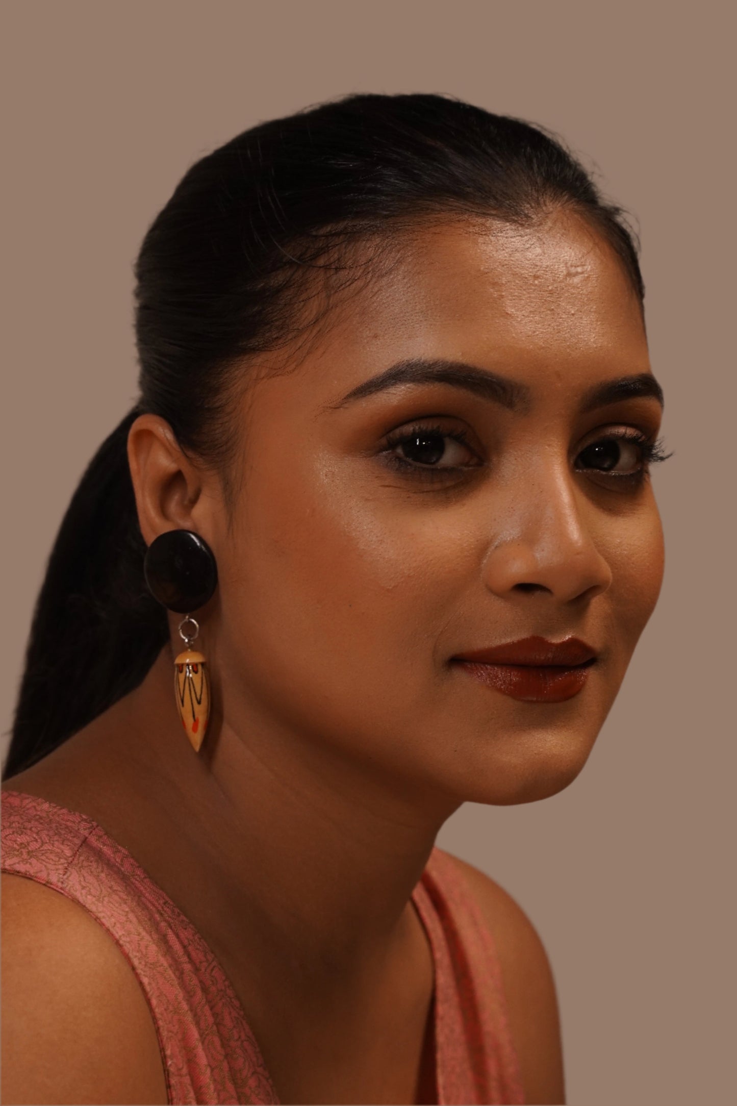 Saras Wooden Earrings