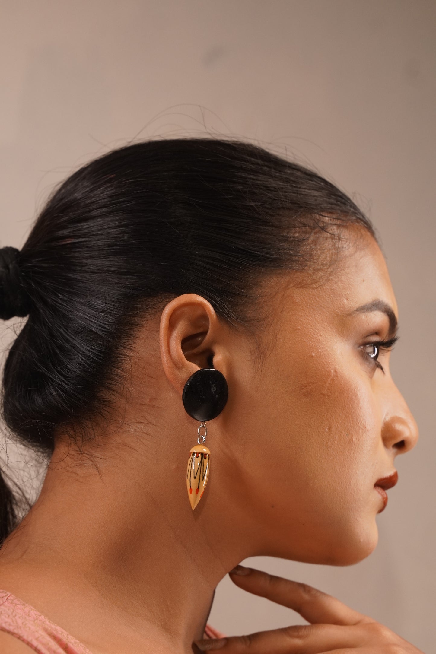 Saras Wooden Earrings
