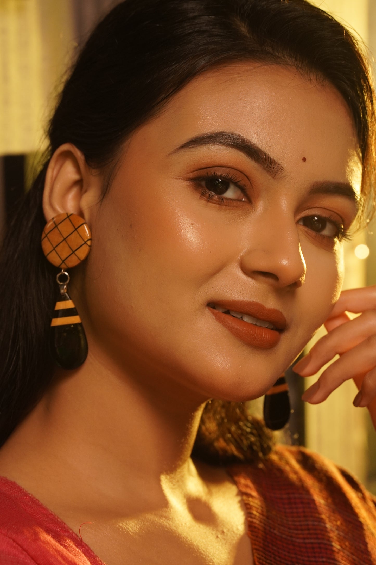 Gargi Wooden Earrings