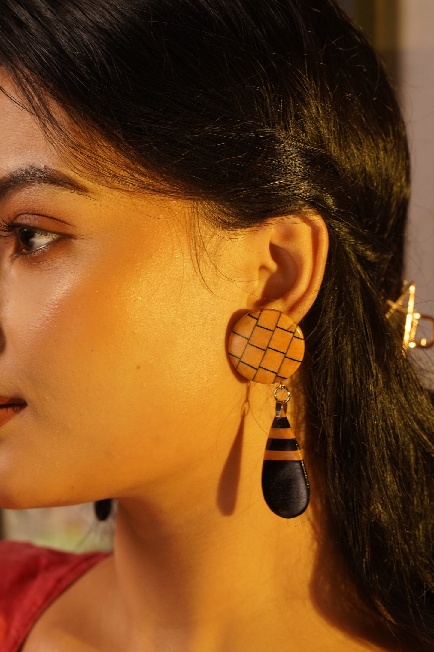 Gargi Wooden Earrings