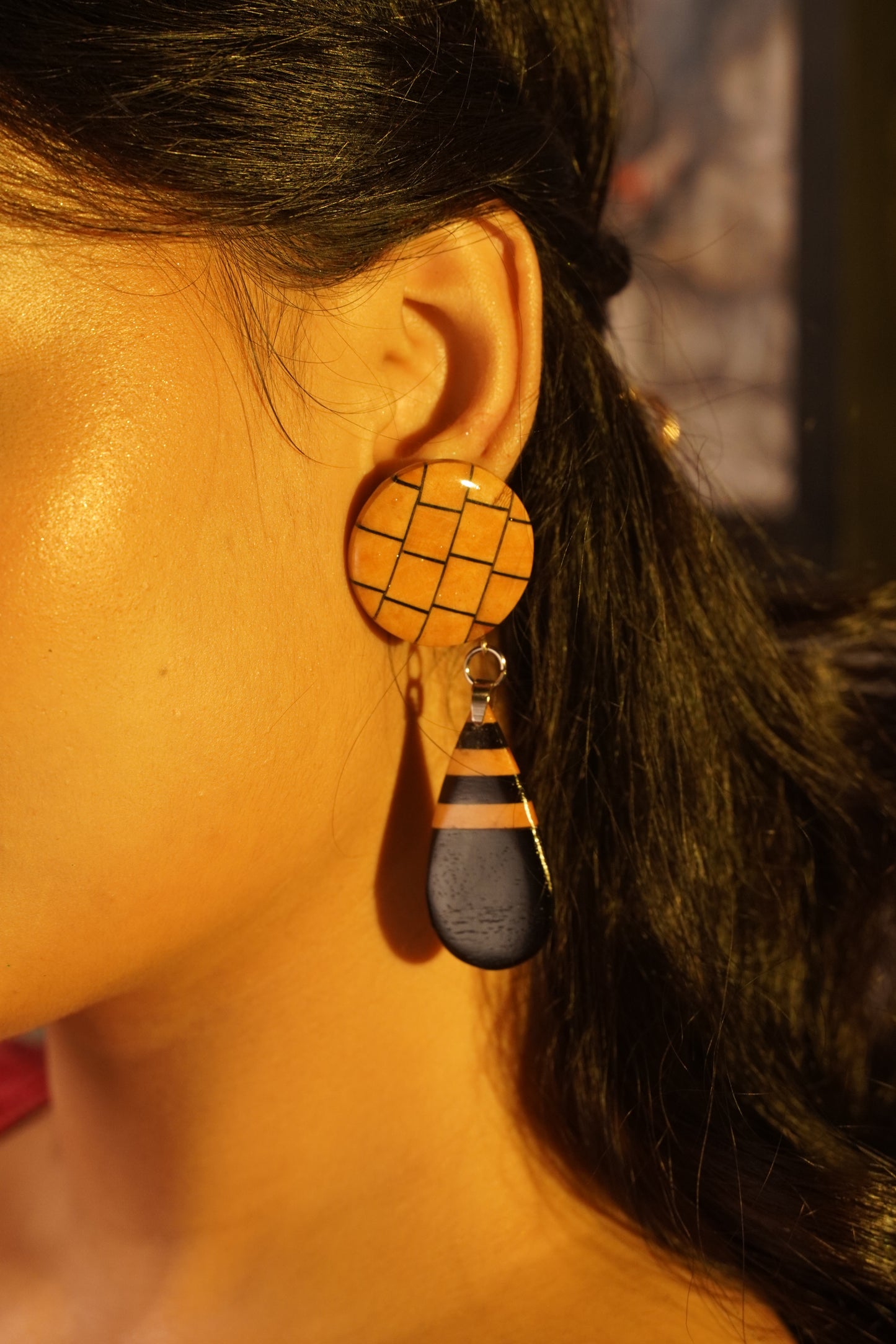 Gargi Wooden Earrings