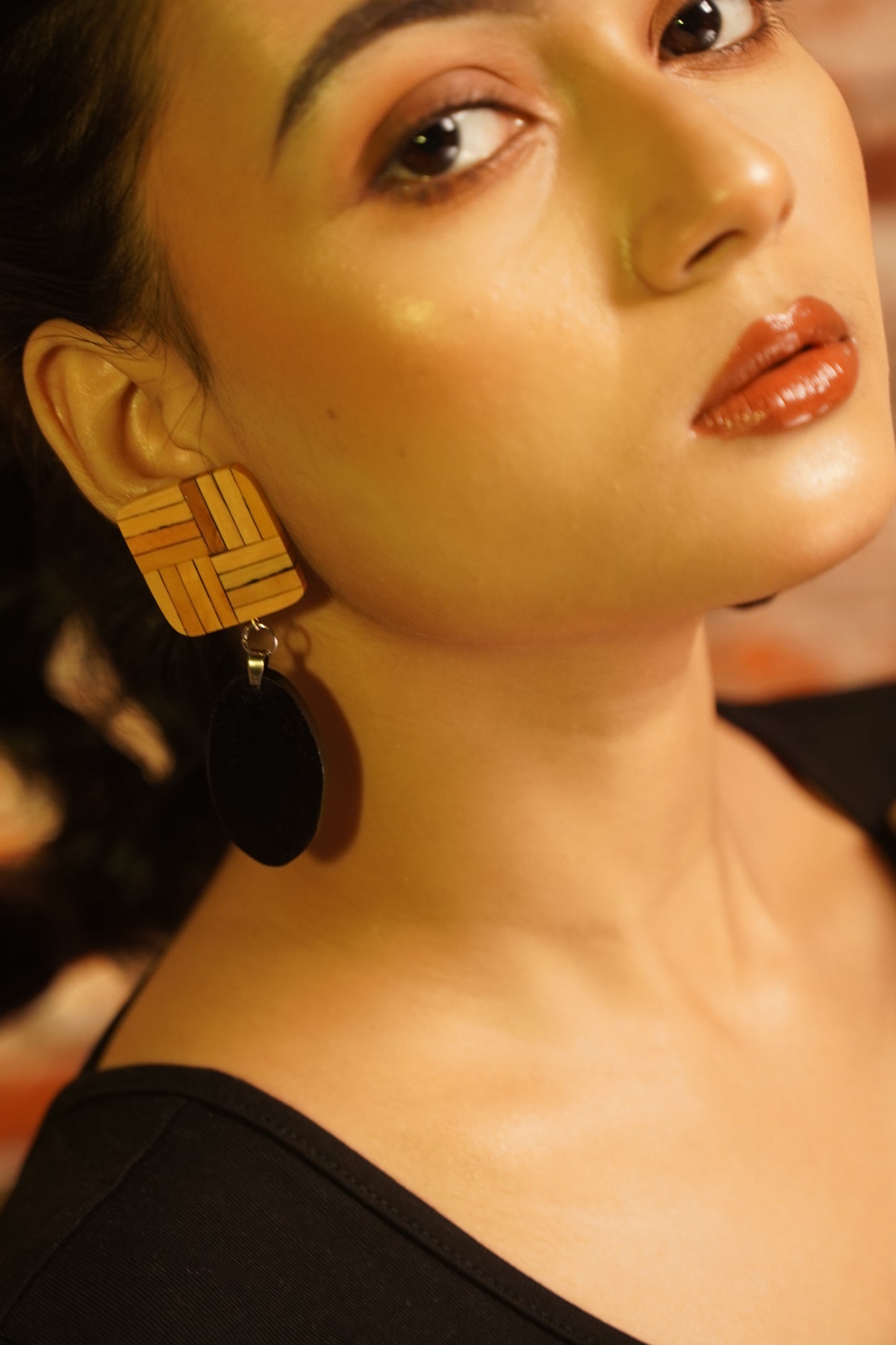 Chah Wooden Earrings