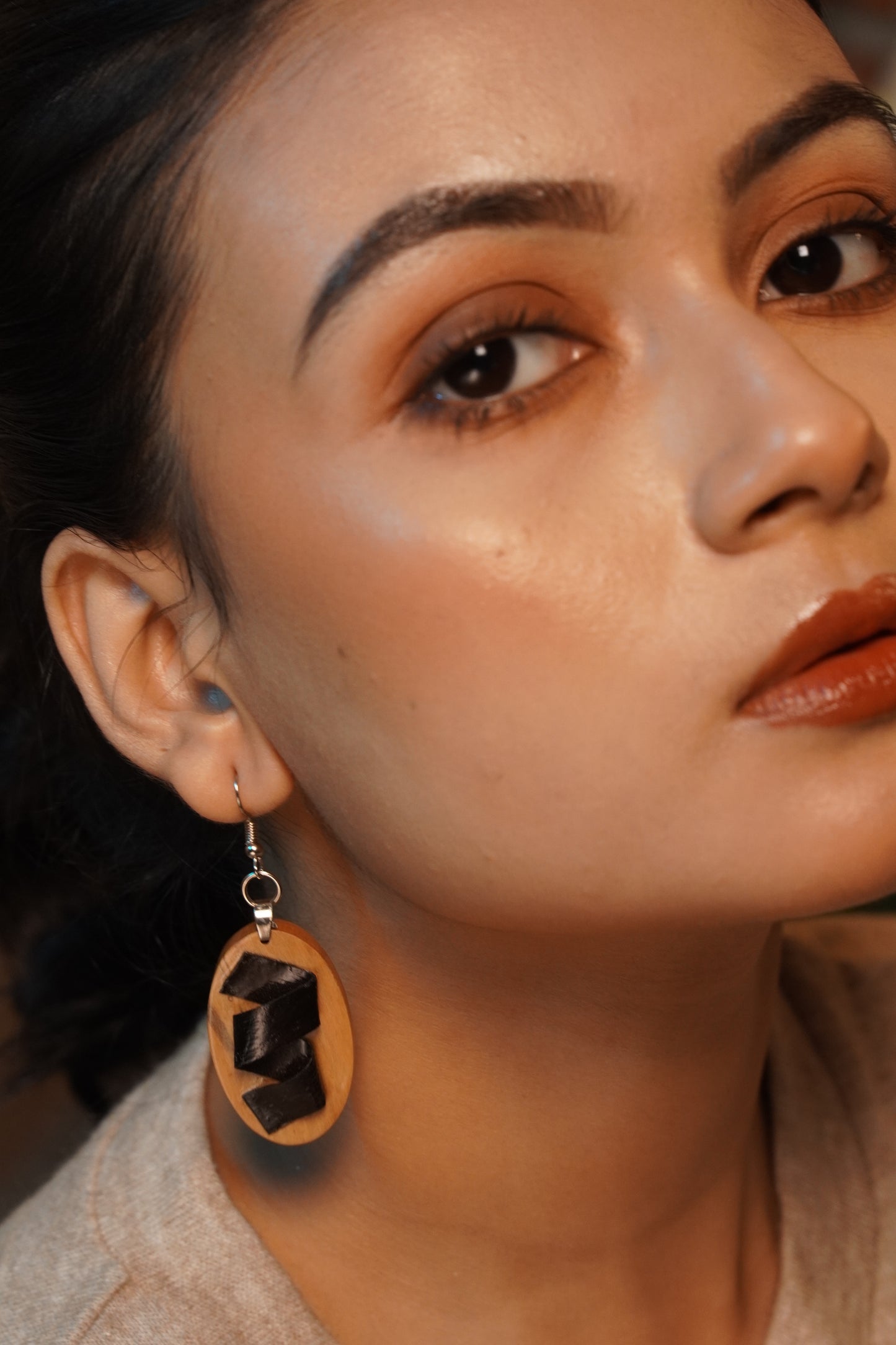 Nalika Wooden Earrings