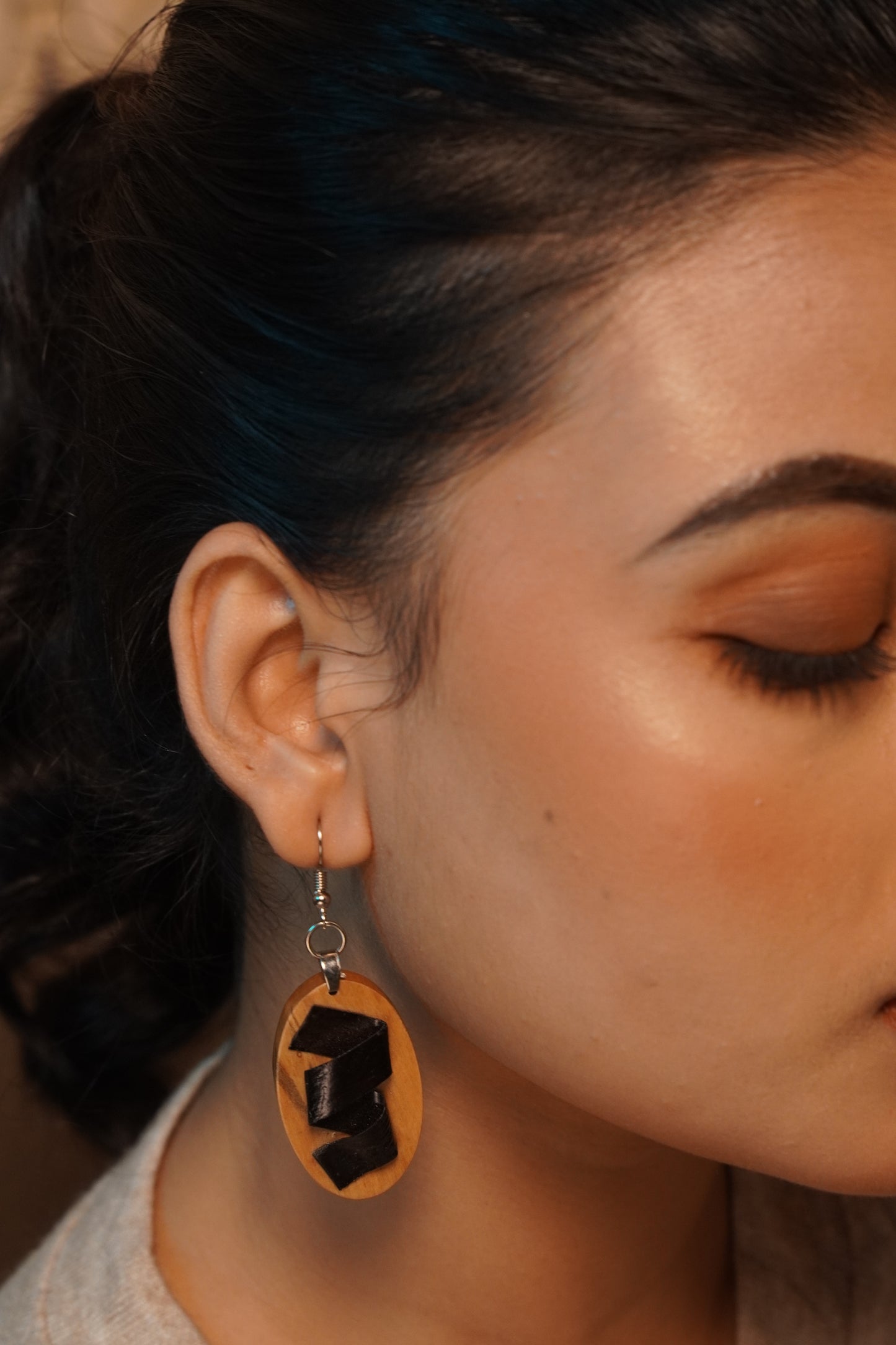 Nalika Wooden Earrings