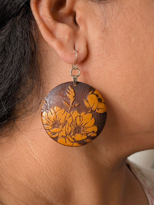 Priyasi Wooden Earrings
