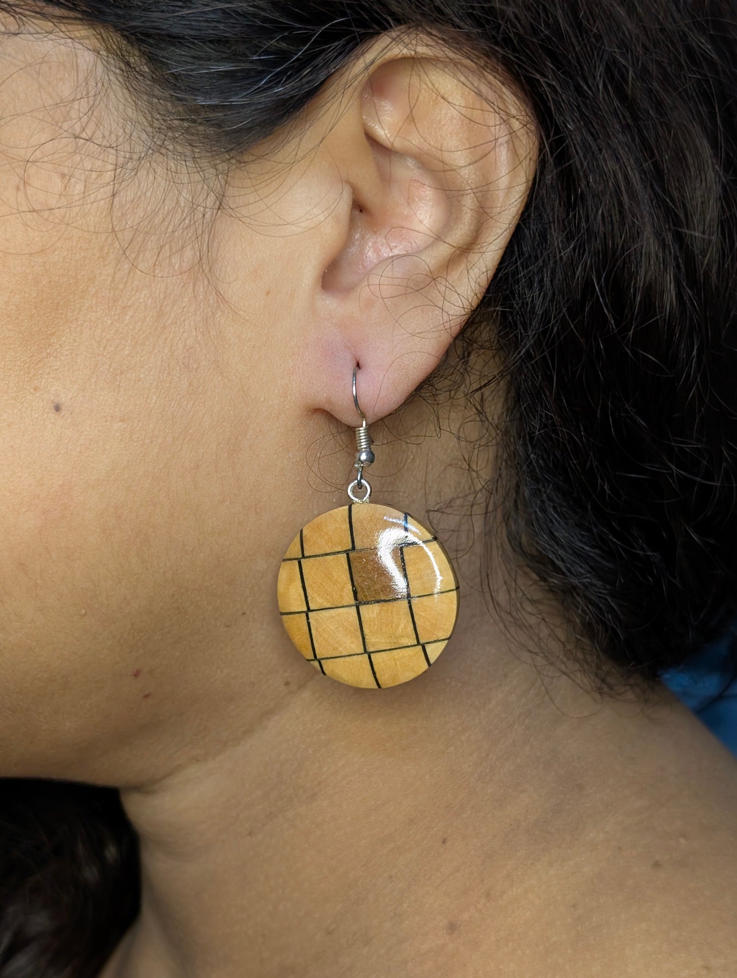 Vartika Wooden Earrings