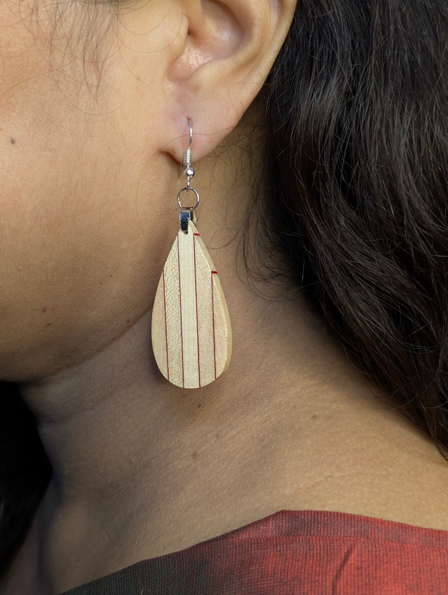 Saanjh Wooden Earrings