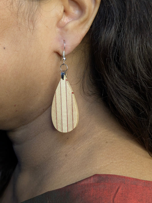 Saanjh Wooden Earrings