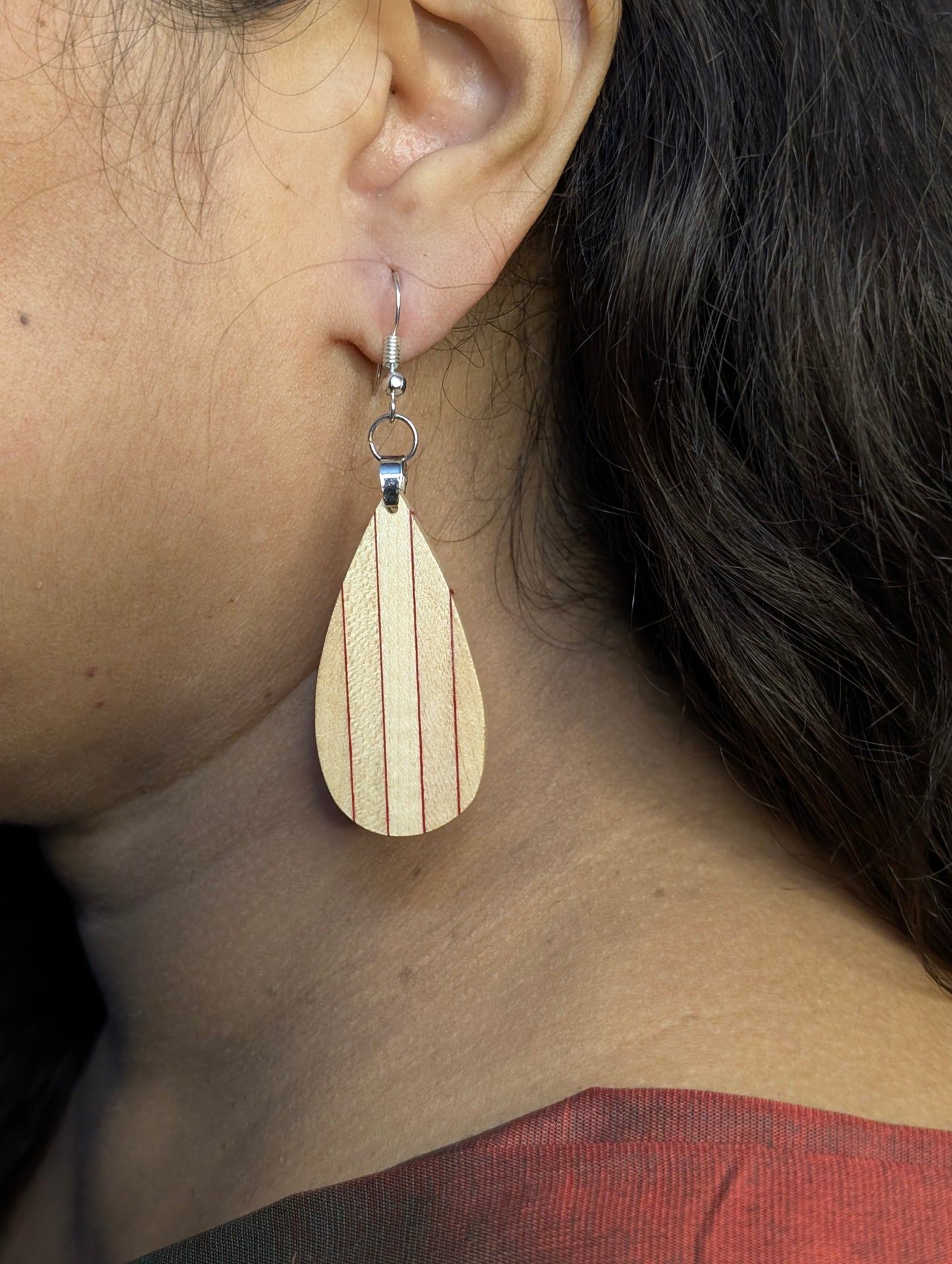 Saanjh Wooden Earrings