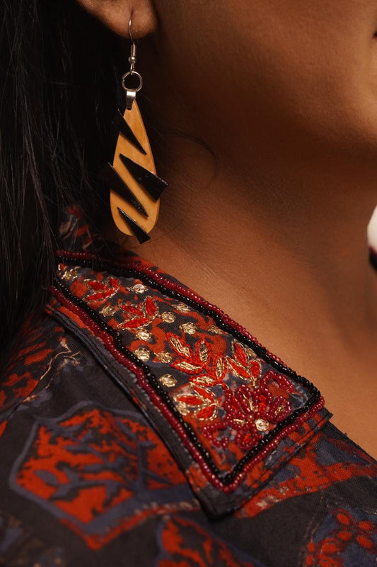 Taisha Wooden Earrings