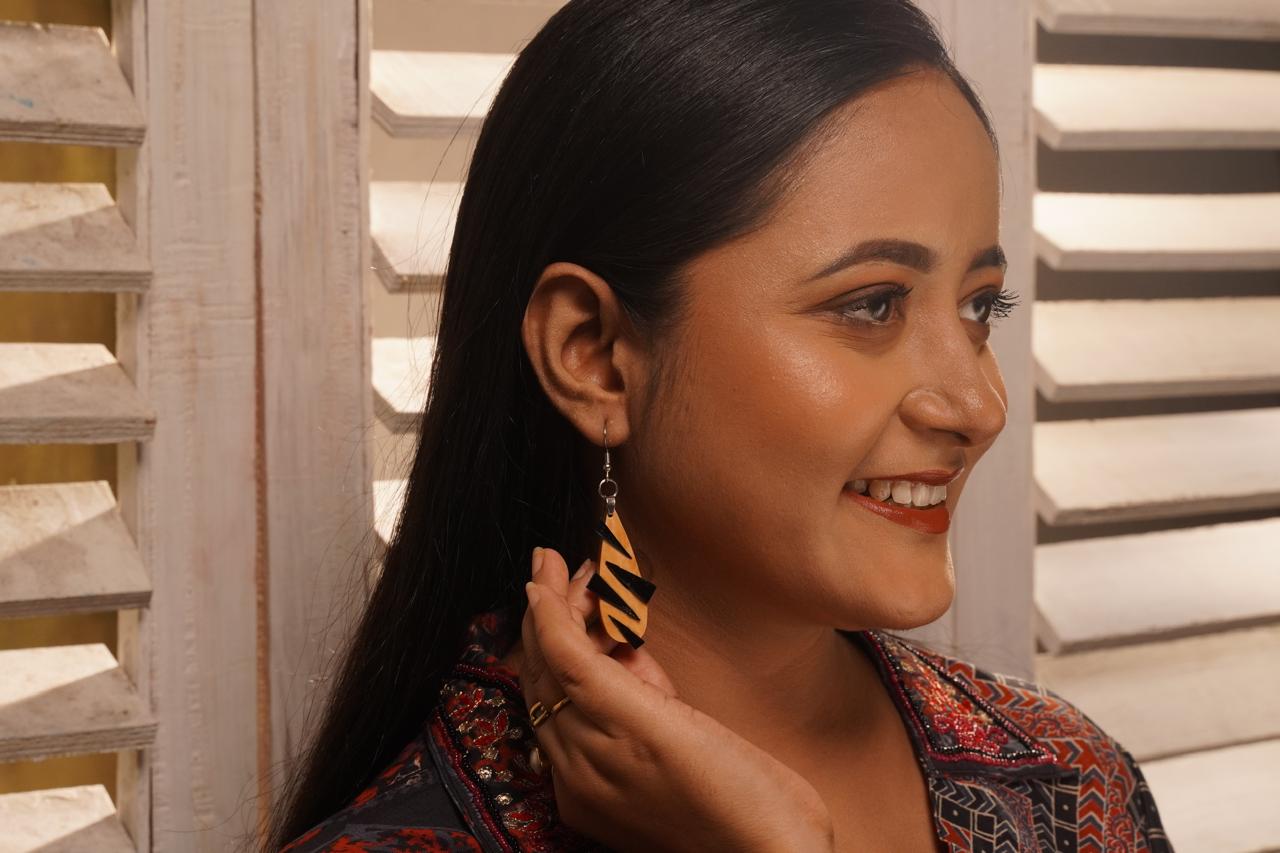 Taisha Wooden Earrings