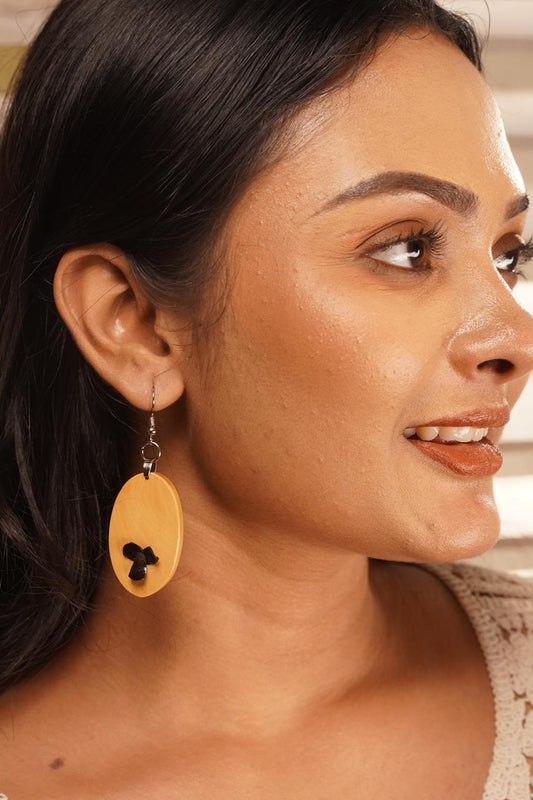 Latika Wooden Earrings