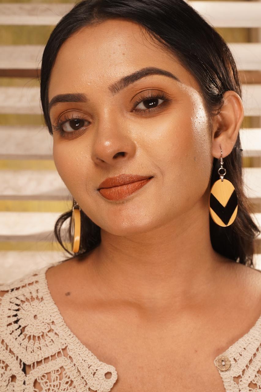 Urmi Wooden Earrings