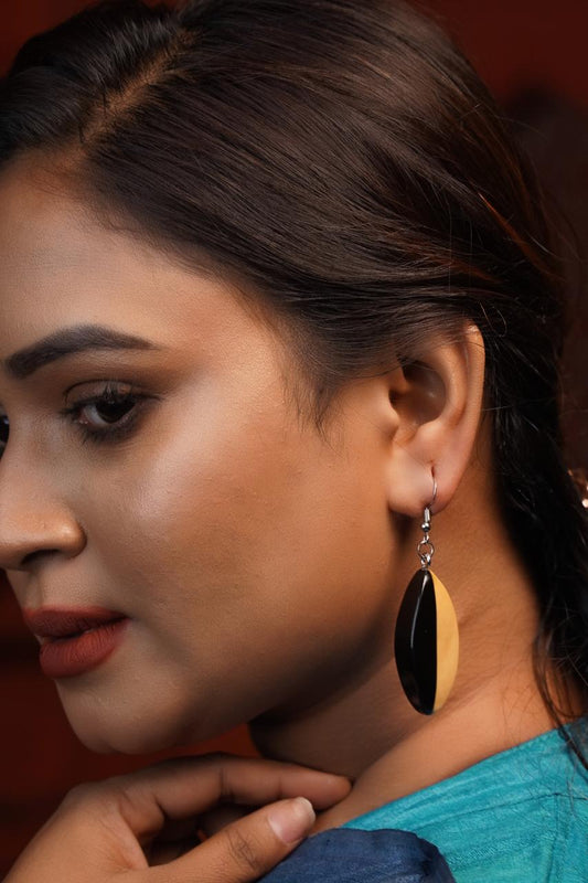 Lavanya Wooden Earrings