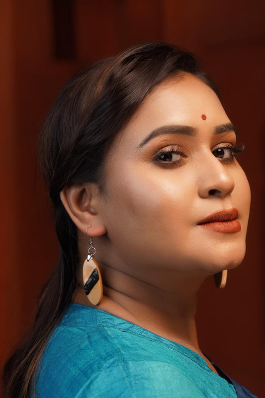 Mohana Wooden Earrings