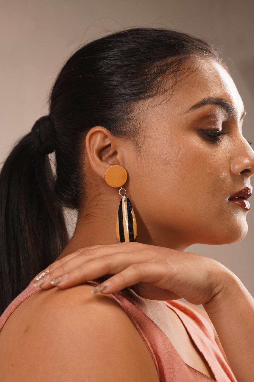 Vanishri Wooden Earrings