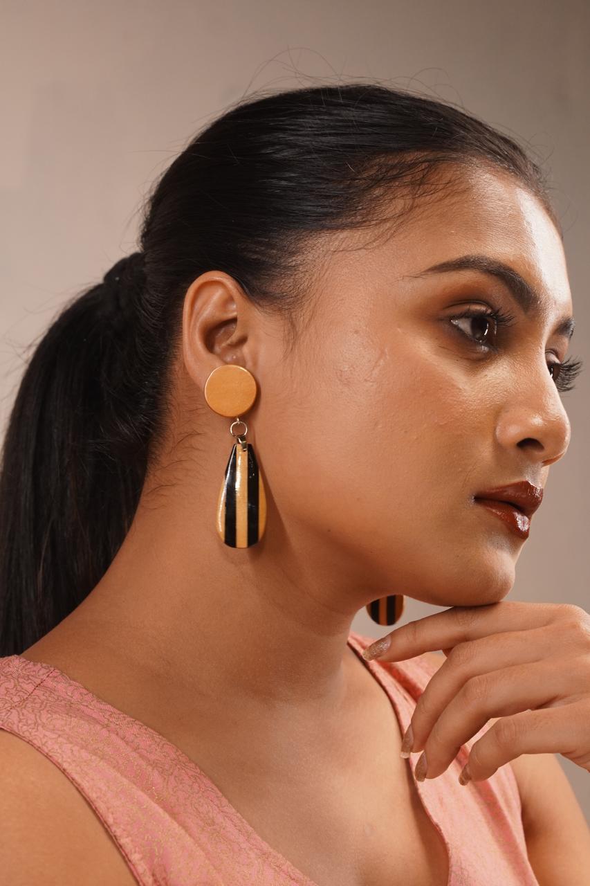 Vanishri Wooden Earrings
