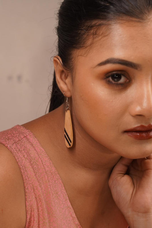 Kasturi Wooden Earrings