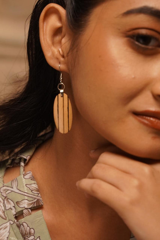 Yamini Wooden Earrings