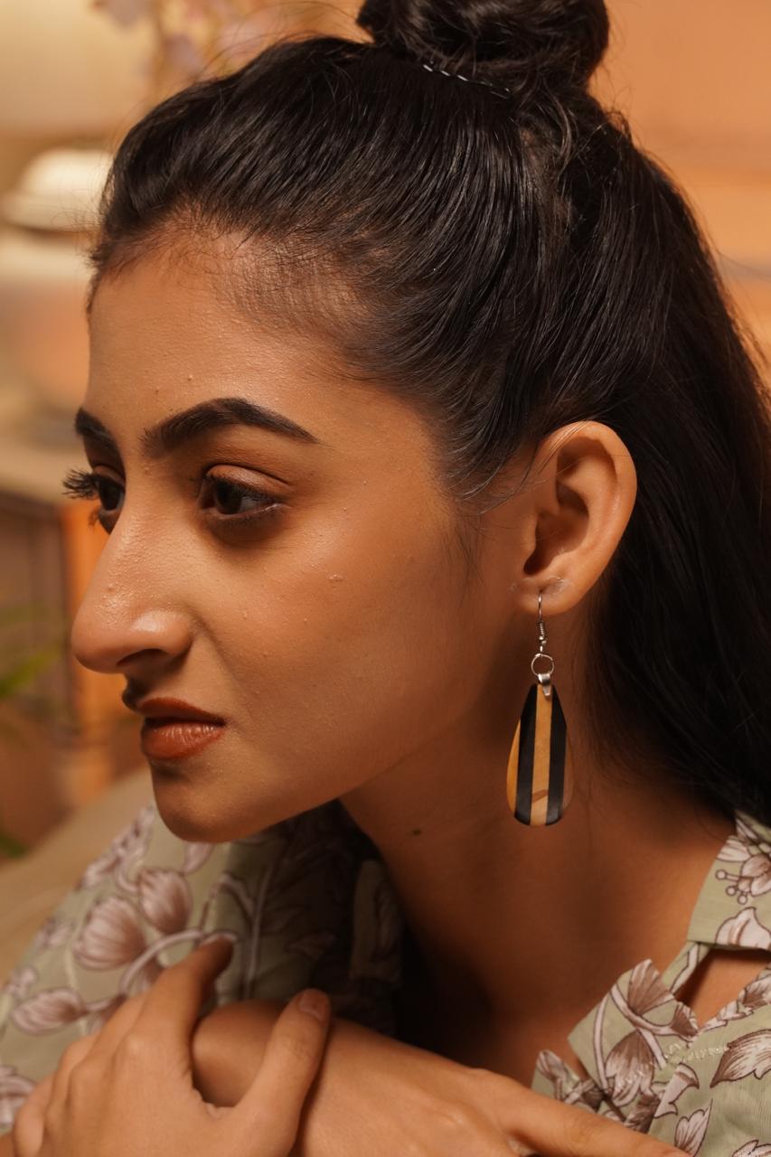 Girija Wooden Earrings