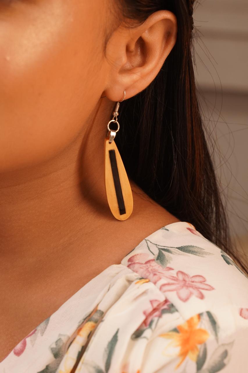 Manasa Wooden Earrings