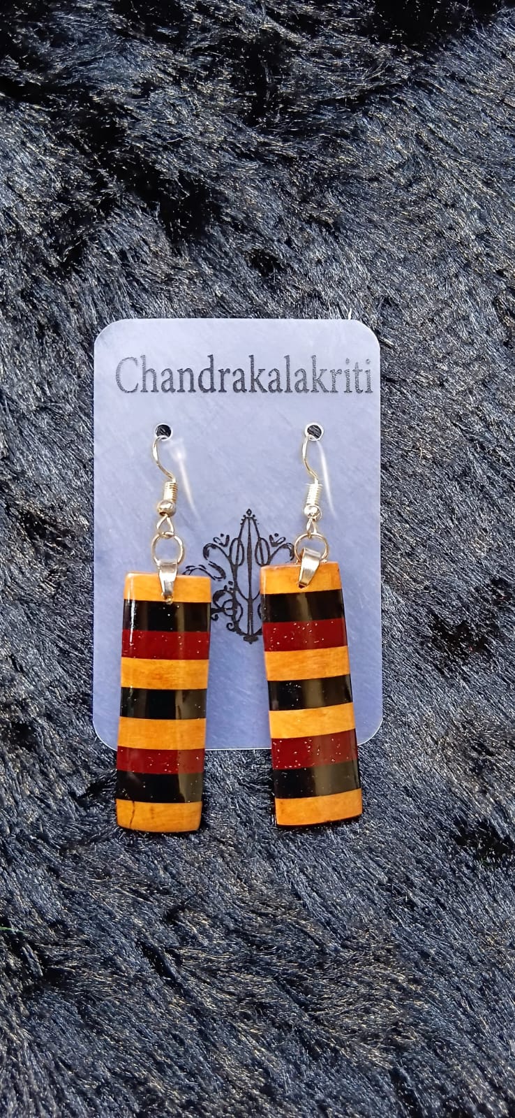 Bhavya Wooden Earrings